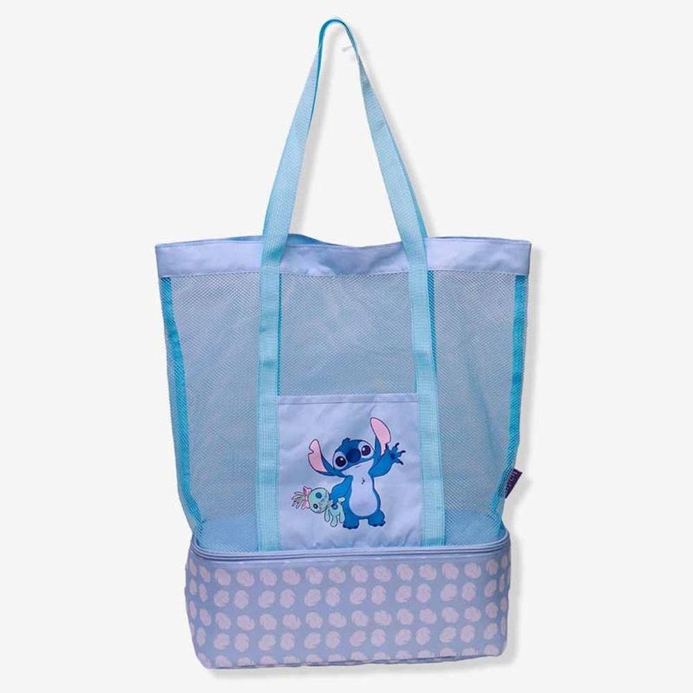 Bolsa Térmica C/Compartimento Stitch Disney Zona Criativa