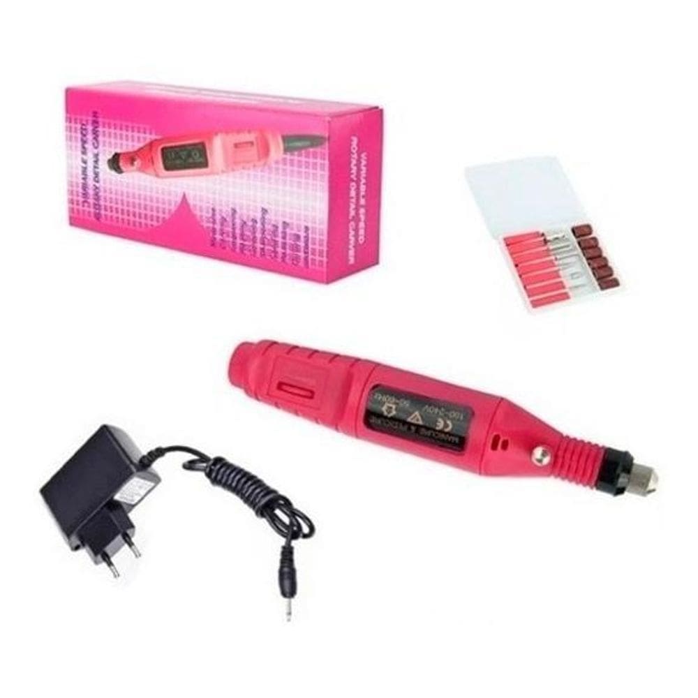Lixadeira Elétrica Lixa Motor Unha Gel Acrygel Porcelana