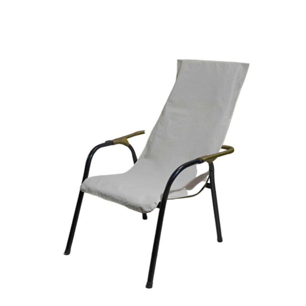 Kit 2 Capas Protetora Para Cadeira Impermeável Pvc Palha