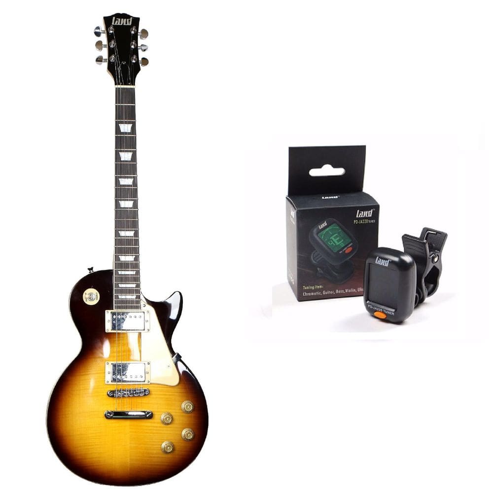 Kit Guitarra Les Paul Land Dark + Afinador