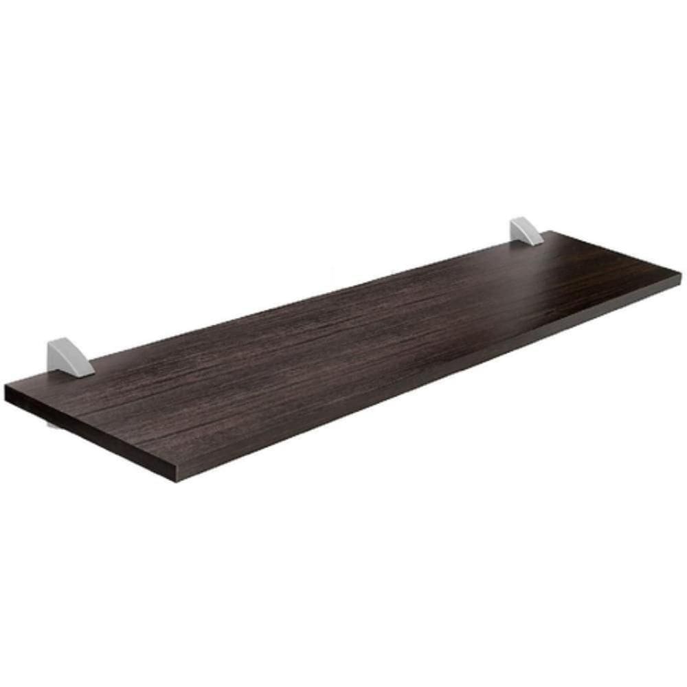 Prateleira Prat-K Concept com Suporte 25x80cm Tabaco