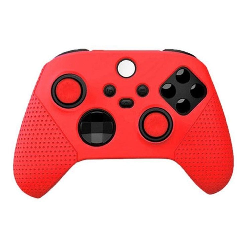 Case Xbox One S X Capas Controle 2 Pares Grips Analogico