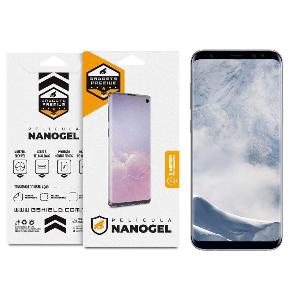 Película Nano Gel Dupla Galaxy S8 Plus