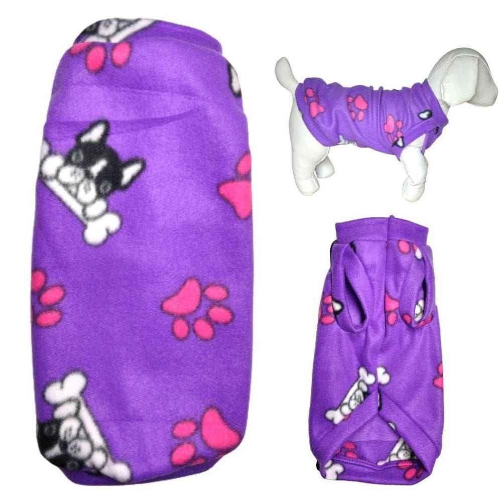 Roupa Para Cachorro - Suéter De Inverno Roxo G