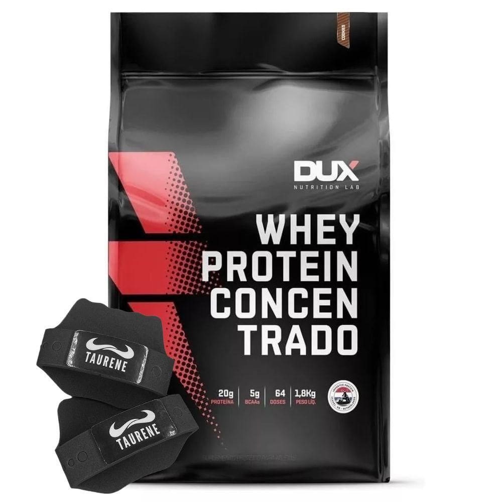 Suplemento Whey Concentrado Cookies 1,8Kg Luva Taurene - Dux