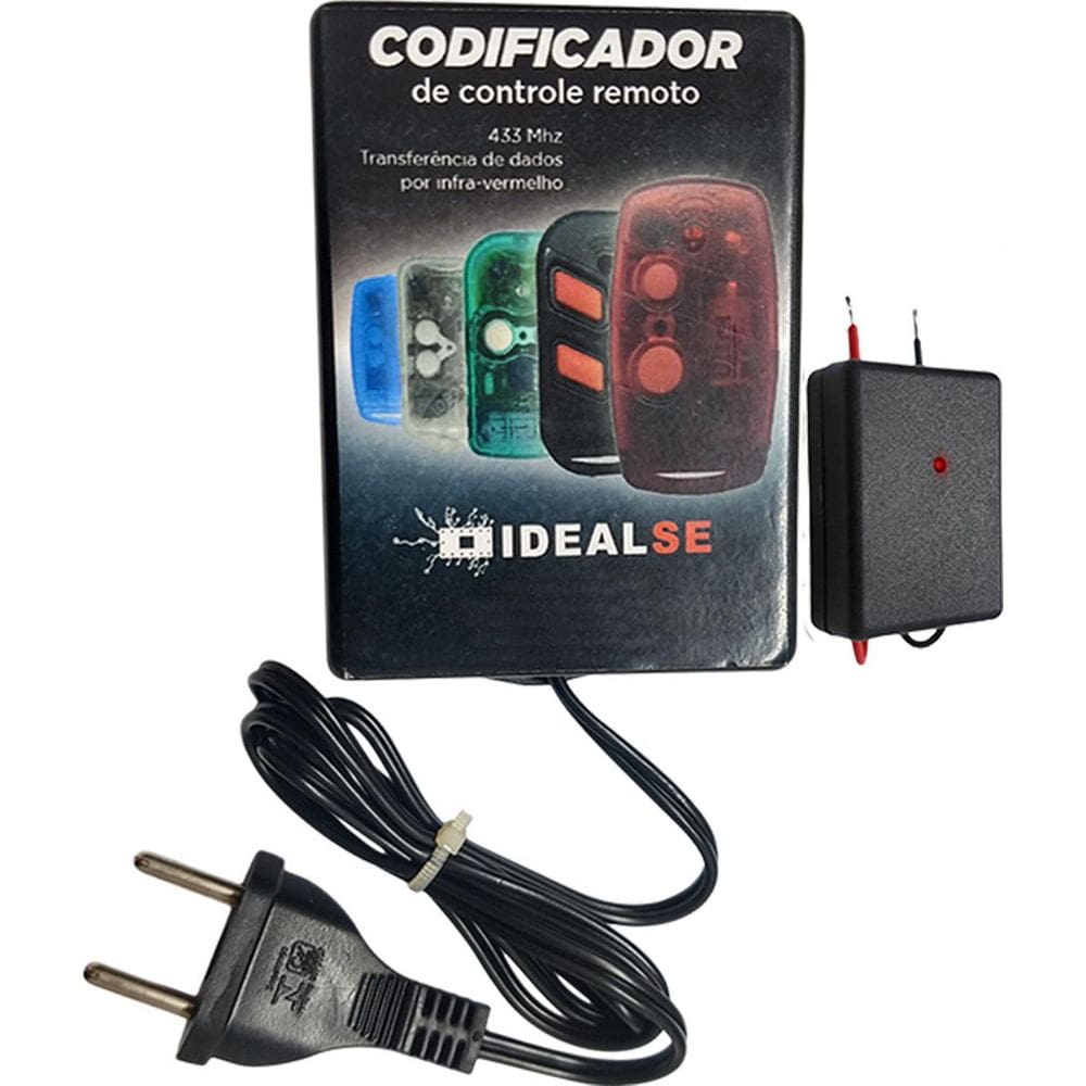 Kit Codificador Idealse Bivolt + 10 Controles Regravável