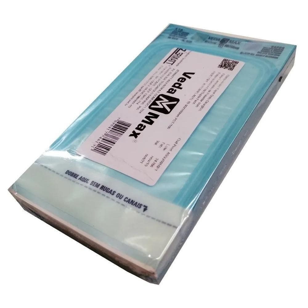 Envelope Selante Para Esterilização 9X16Cm - 100 Unidades