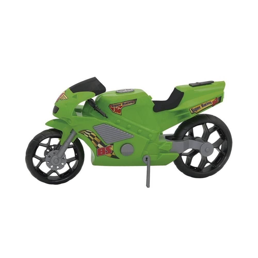 Super Moto 360 Verde Pezinho De Apoio E Estilo Esportivo