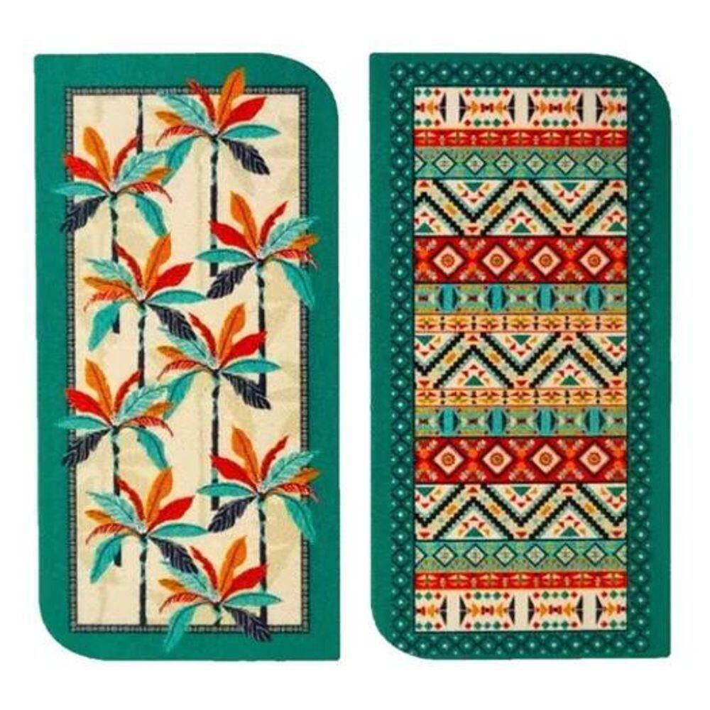Toalha Aveludada Estampada Maragogi Coqueiros 70 Cm X 1,40 M