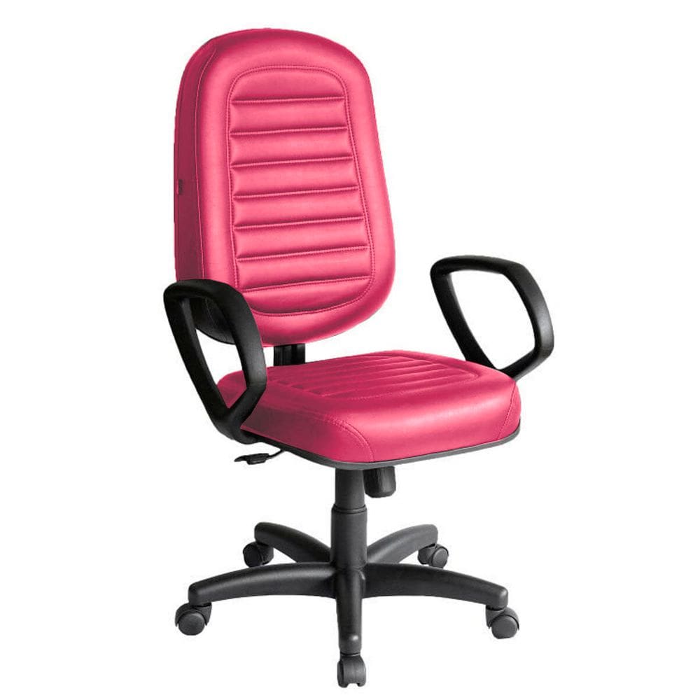 Cadeira Presidente para Escritório Linha Blenda Rosa