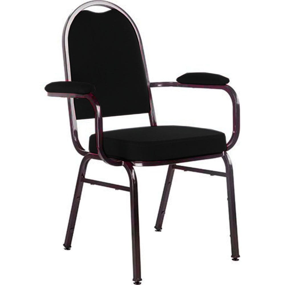 Cadeira com braços para Auditórios Linha Hotel Preto