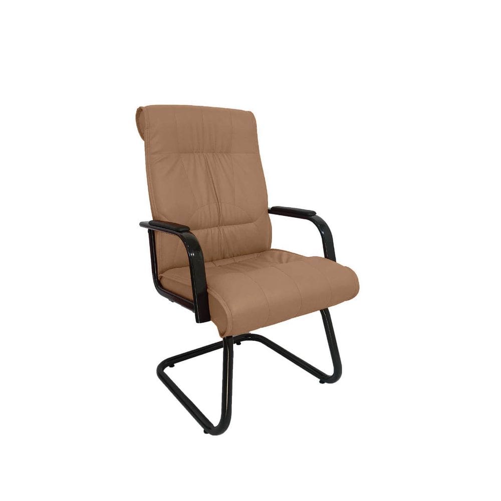 Cadeira Interlocutor para Escritório Linha Itália Caramelo