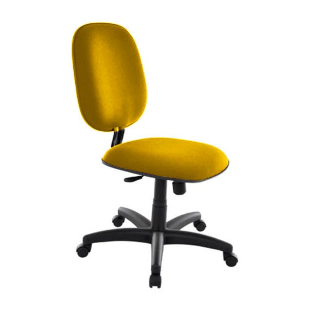 Cadeira Diretor Giratória para Escritório Linha Uno Amarelo
