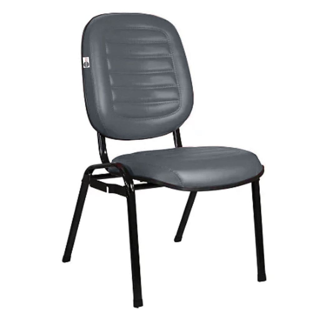 Cadeira Empilhável para Igrejas Evangélicas Linha Holy Cinza