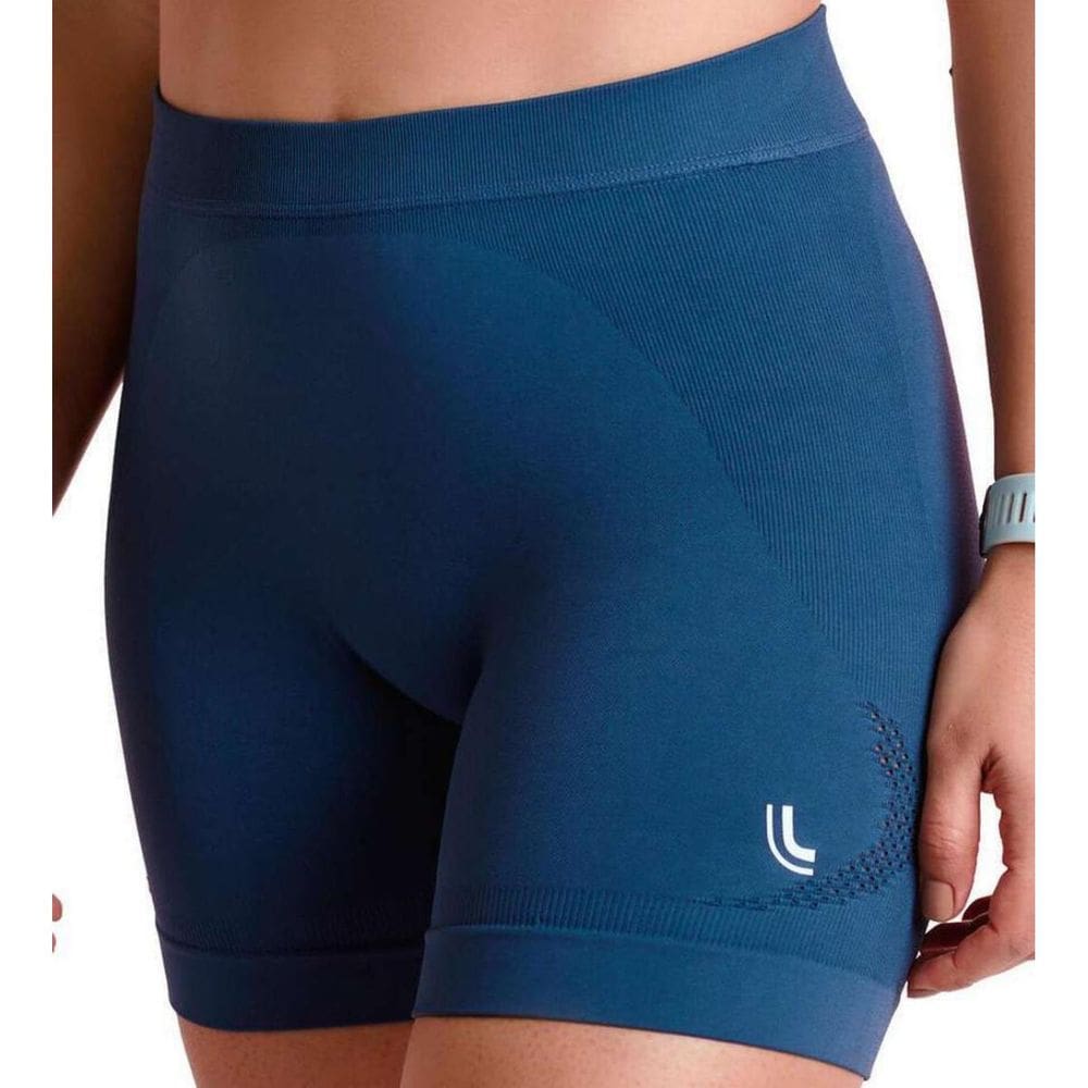 Short Legging Lupo Canelado Seamless - Azul