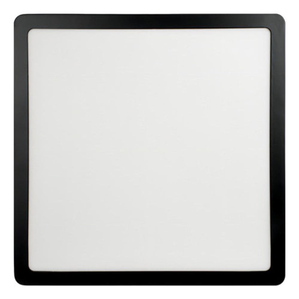 Painel de LED 24 W 6500k Quadrado Sobrepor Preto Foxlux