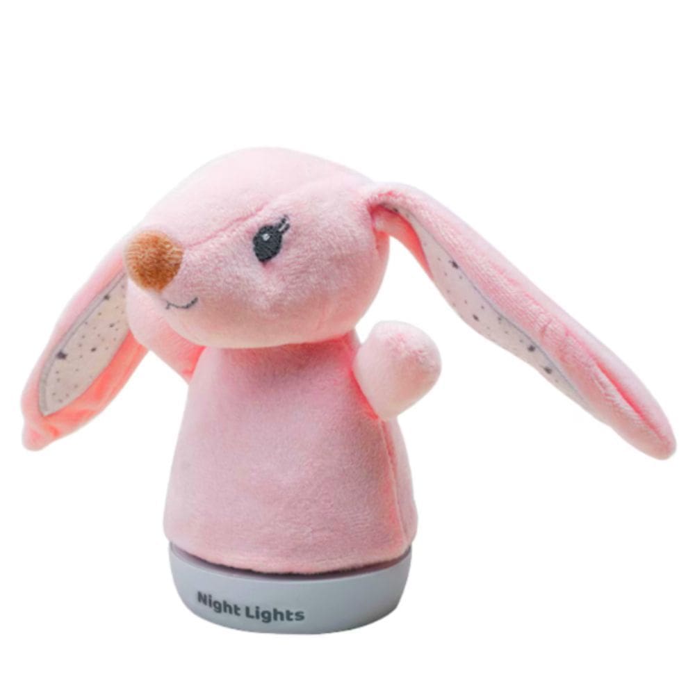 Luminaria Lampada Abajur Infantil De ABS Led Coelhinho Baby Style