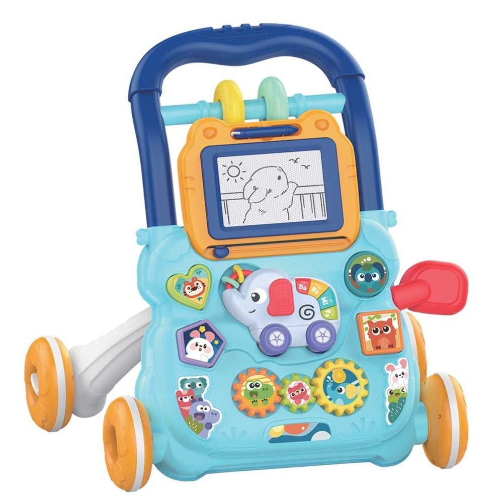 Andador Educativo Bebê Atividades Musical 6750 Azul DmToys