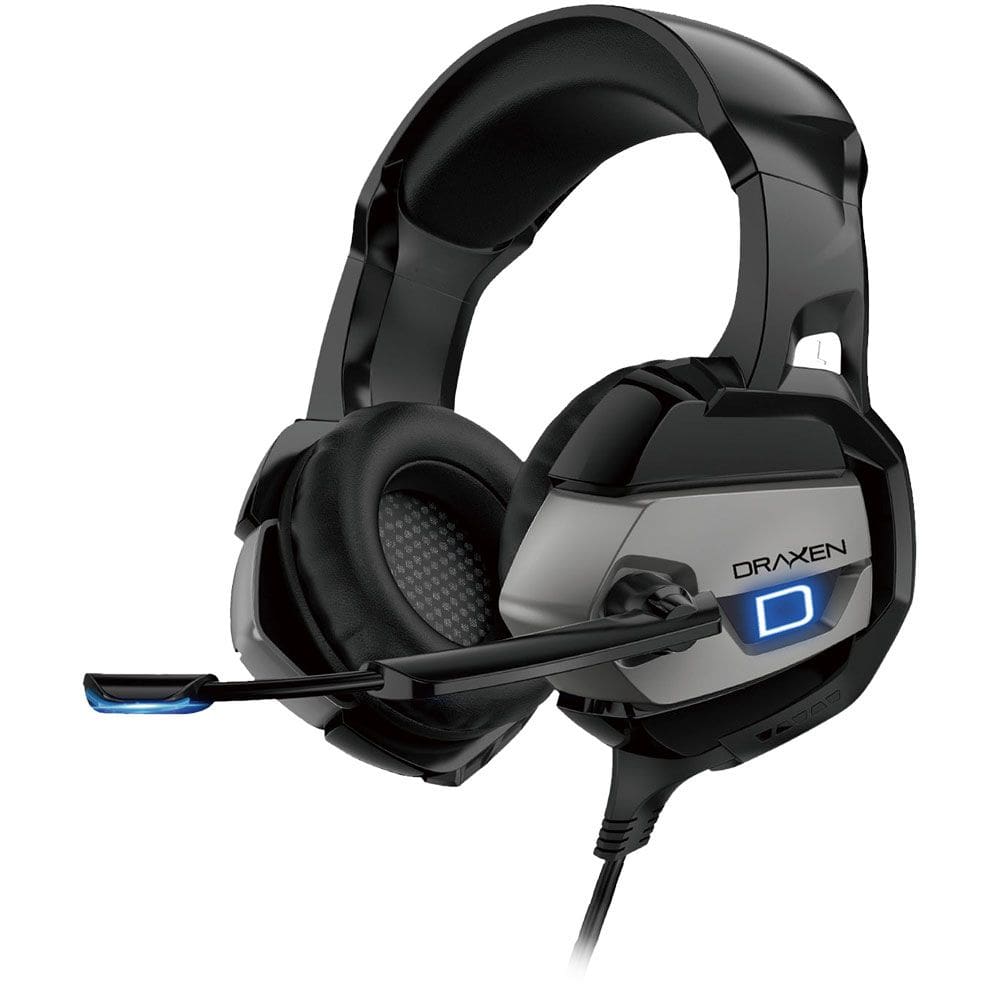 Headset Gamer DN103 Preto e Prata - DRAXEN