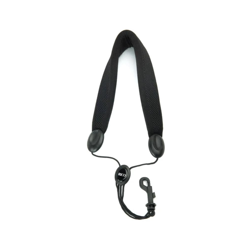 Correia Rico P/ Sax Tenor Baritono Preta Pad Sla18