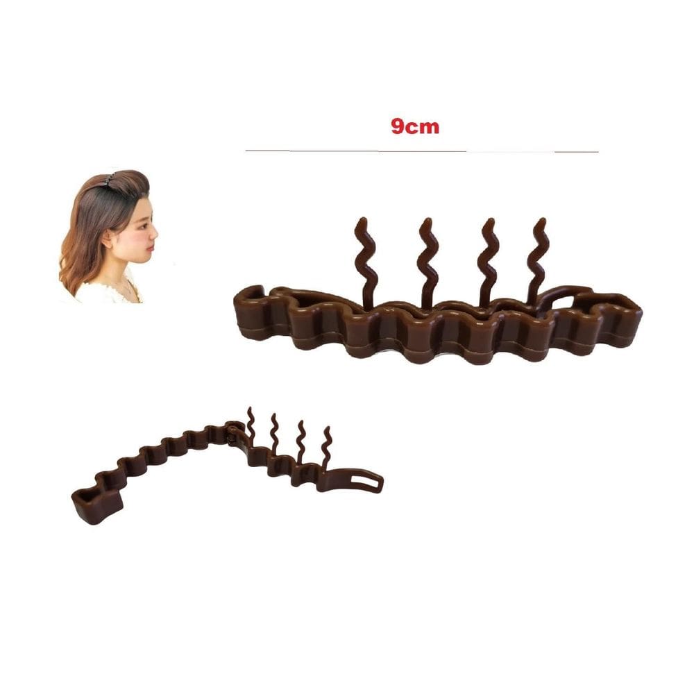 Acessório Pente Marrom Volume Para Cabelo 1 Unidade