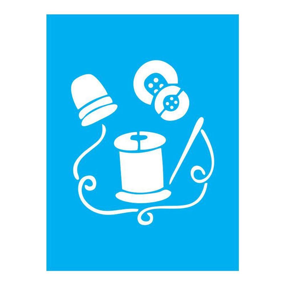 Stencil Tamako Costura - 15X20Cm - Ref A2540