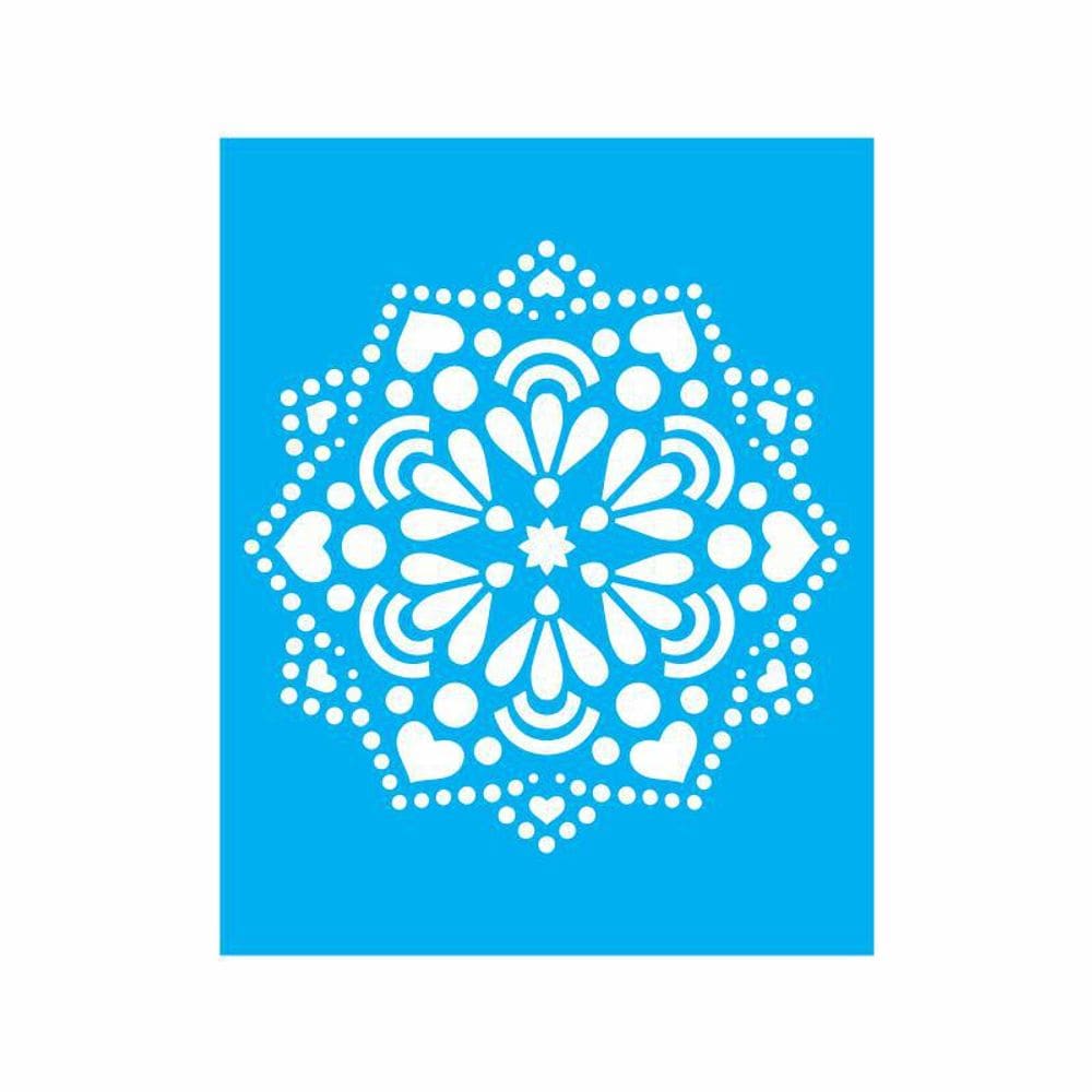 Stencil Tamako Mandala - 20X25Cm - Ref 9065
