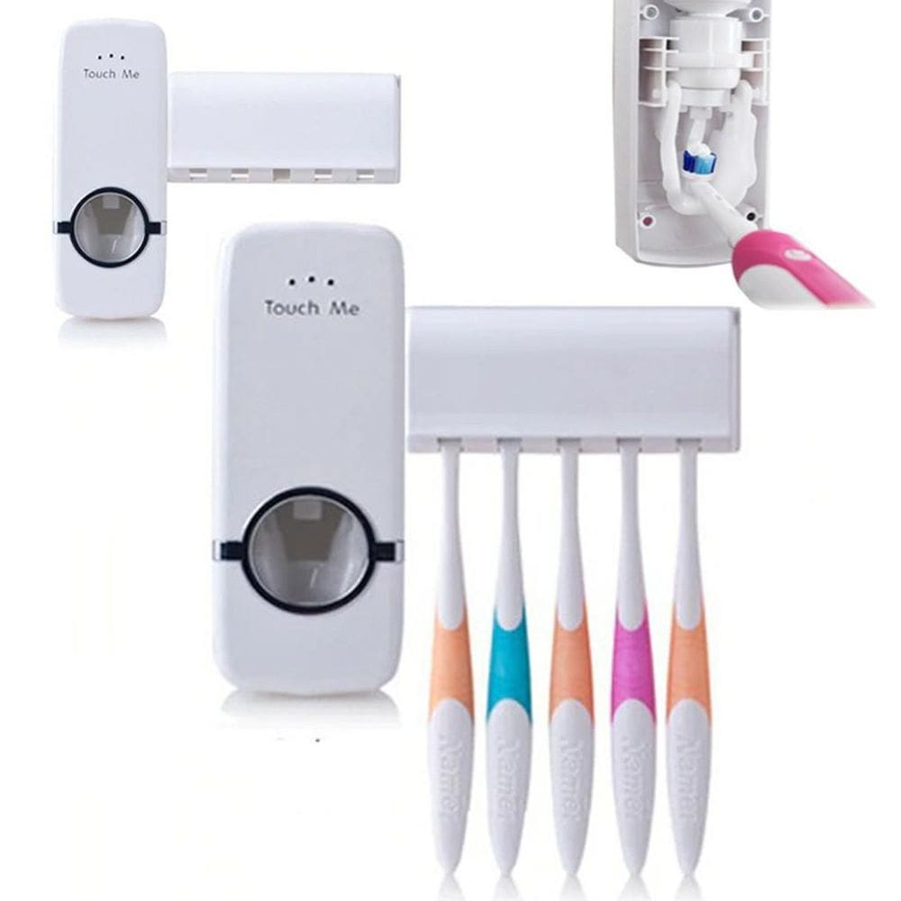 Dispenser Aplicador Creme Dental Suporte Escova De Dente