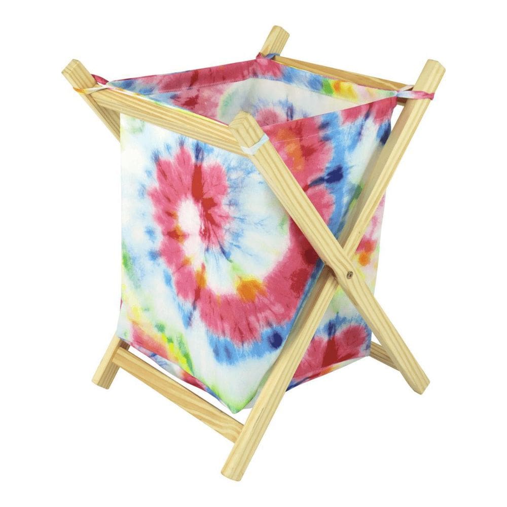 Cesto Multiuso Dobrável Tie-Dye Organizador 43 X 47Cm Bel