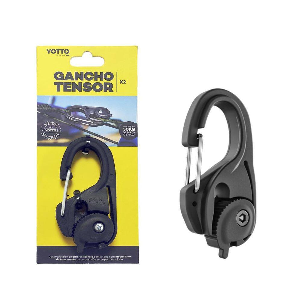Gancho Tensor Yotto Plástico X2 50 Kg Camping Barraca Lona