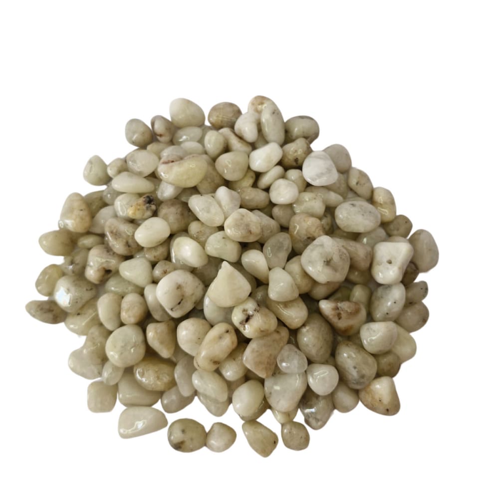 Pedra Quartzo com Enxofre 4 a 6 cm Rolado 1 Kg Natural