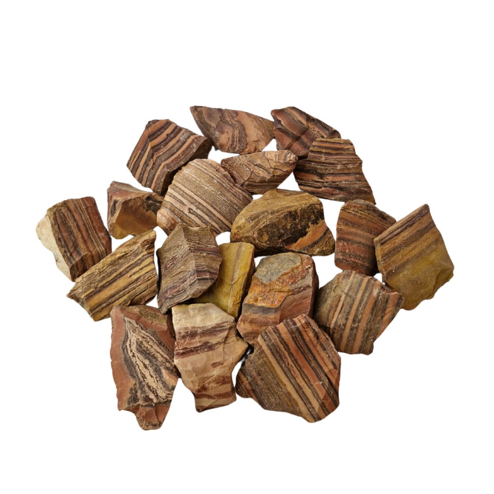 Pedra Dolomita Listrada 4 a 7 cm Bruta 1 Kg Natural