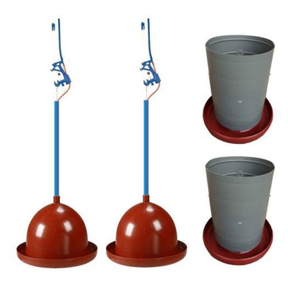 Bebedouro Pendular Aves Opus+ Comedouro 5Kg Er 2 De Cada