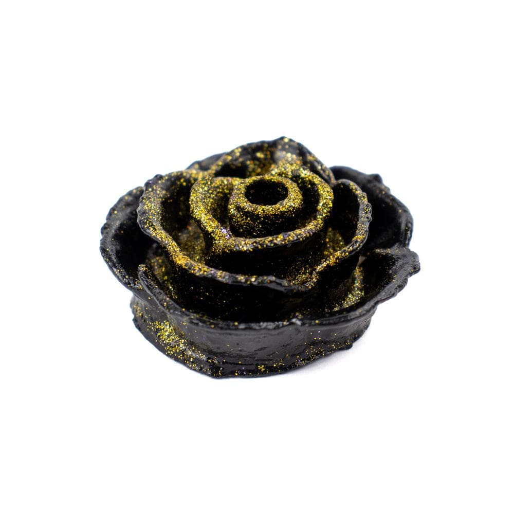 Ofertório Pomba Gira Rosa Negra Umbanda 5 cm Resina