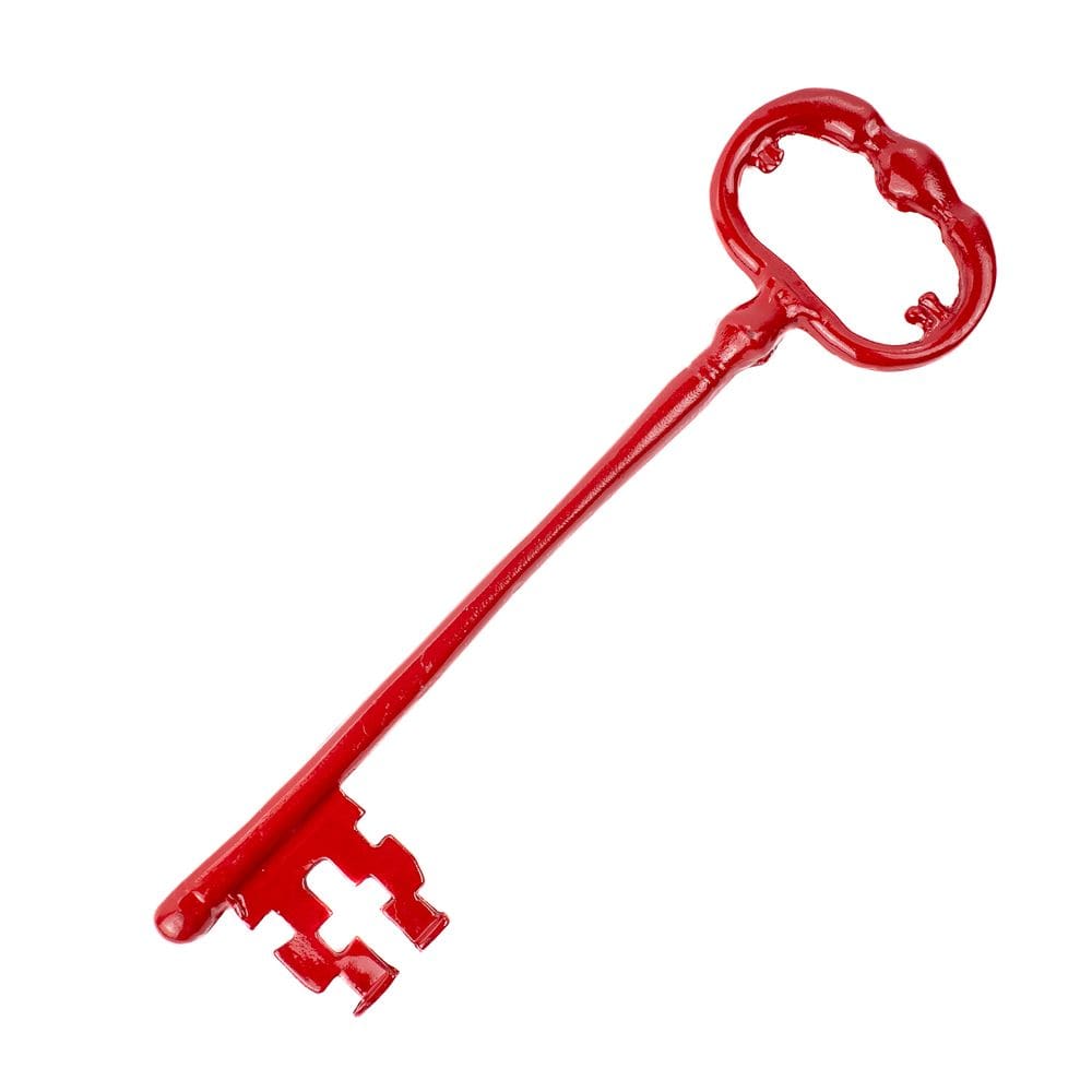 Chave Abertura de Caminhos Vermelha 19,50 cm em Metal