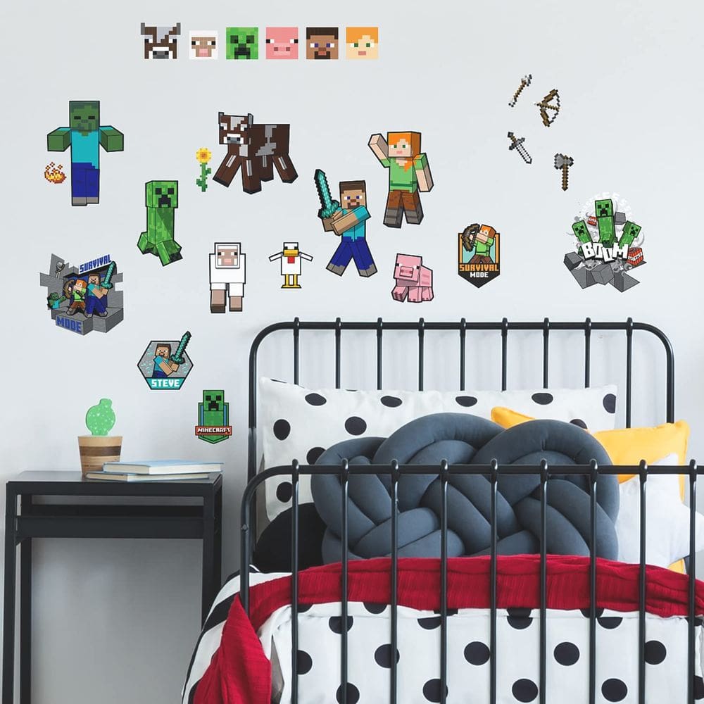 Decalques de parede RoomMates RMK5366SCS Minecraft Characters