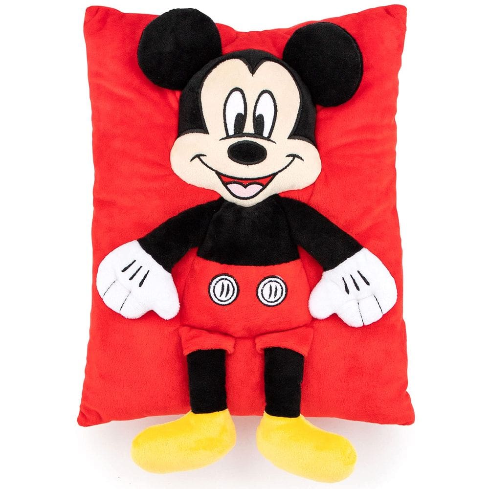 Almofada Snuggle Jay Franco Disney Mickey Mouse 3D 38cm