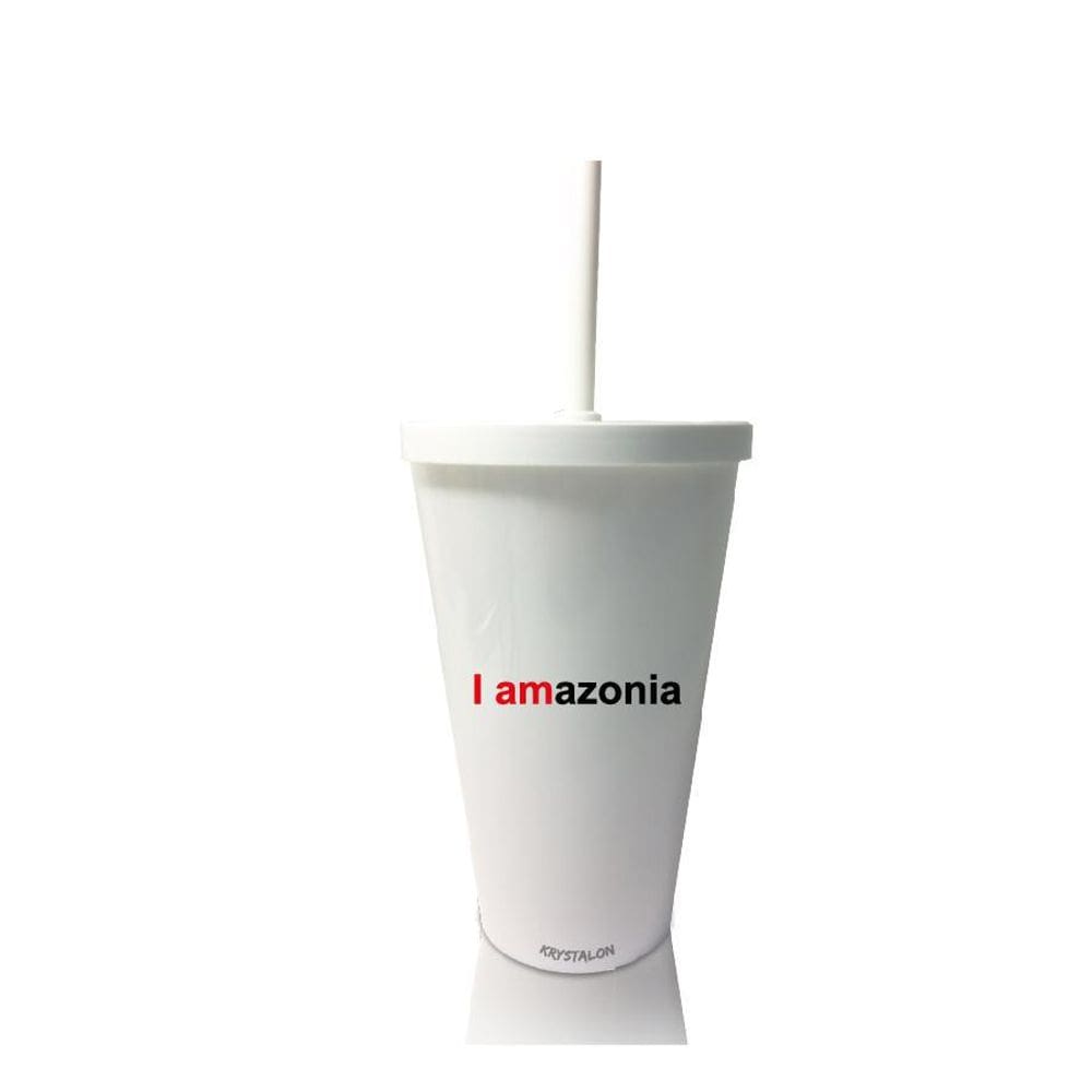 Jogo 2 Copos Com Tampa E Canudo Eco I Amazônia