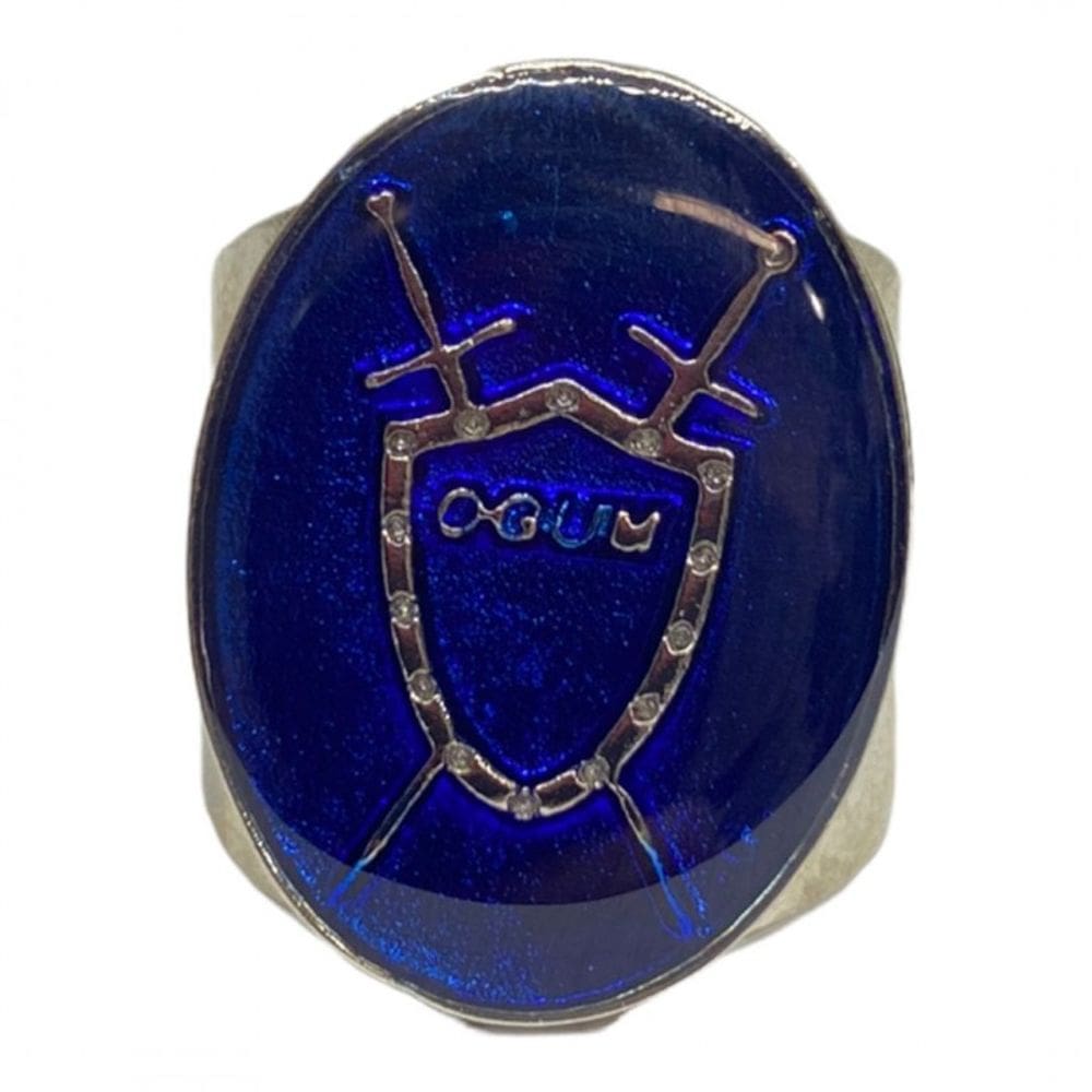 Anel Ajustável Orixá CandombléUmbanda Metal-Selecione Modelo