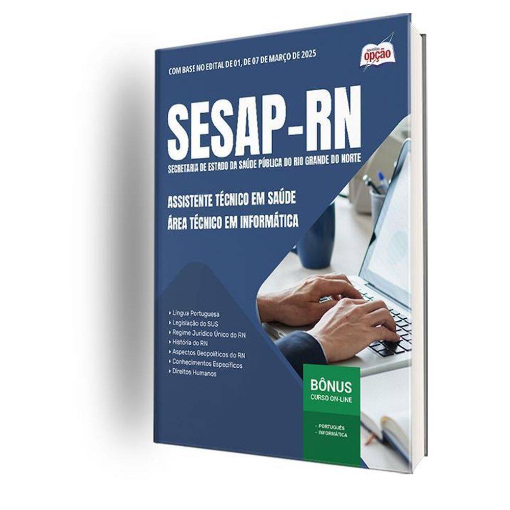 Apostila Sesap Rn 2025 Assistente Técnico Em Saúde Área: