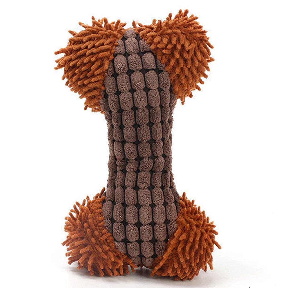 Mordedor de Pelucia Caes Pet Cachorro Gato Brinqueto Interativo com Apito Entretenimento