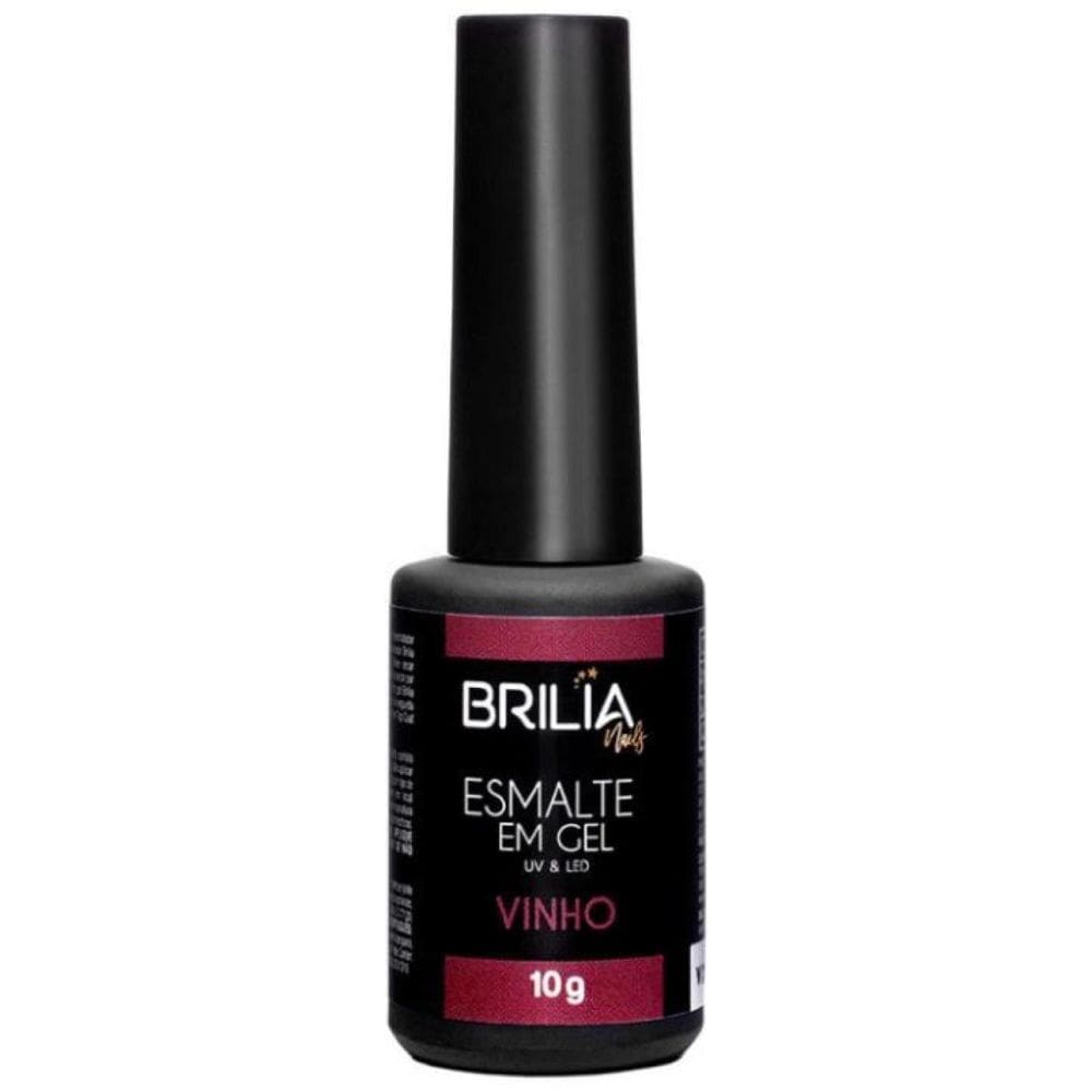 Brilia Nail Esmalte Essencial Vinho 10G