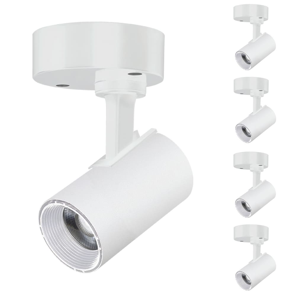 5 Spot Direcionável Sobrepor 12w Branco Bivolt 6500k Foxlux