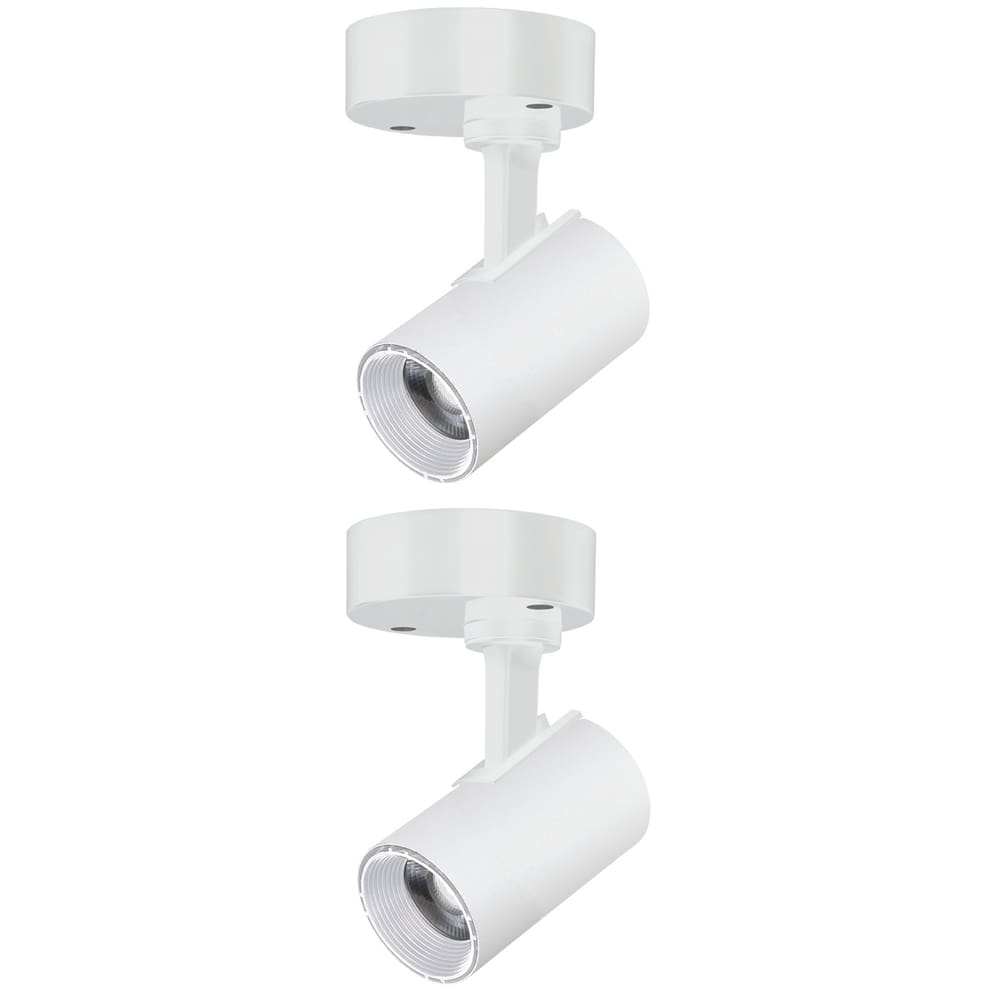 2 Spot Direcionável Sobrepor 7w Branco Bivolt 3000k Foxlux