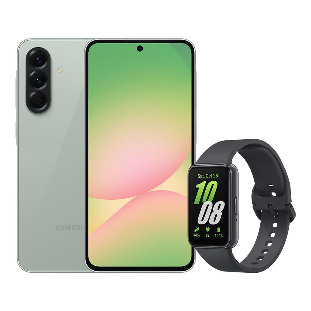 A56 5G (128GB) - Verde + Galaxy Fit3 - Grafite