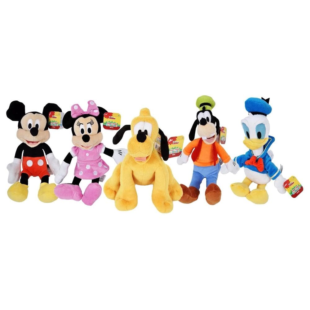 Brinquedo de pelúcia Disney Gang 9 Bean Mickey Minnie Donald Pluto Goofy