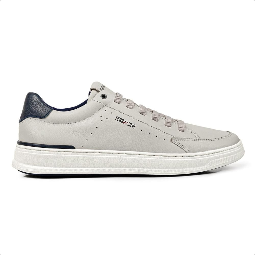 Sapatênis de Couro Ferracini Masculino Gold Fr 2074