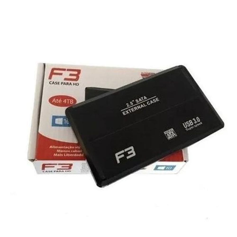 Case Externa Para Hd Sata 2.5 Usb 3.0 Gaveta Hd De Até 3Tb