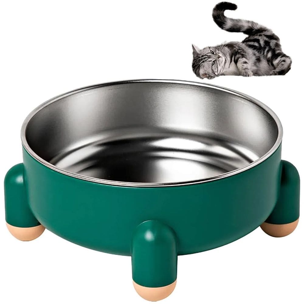 Comedouro Elevado Gato Cachorro Cao Animal de Estimaçao Raçao Tigela Removivel