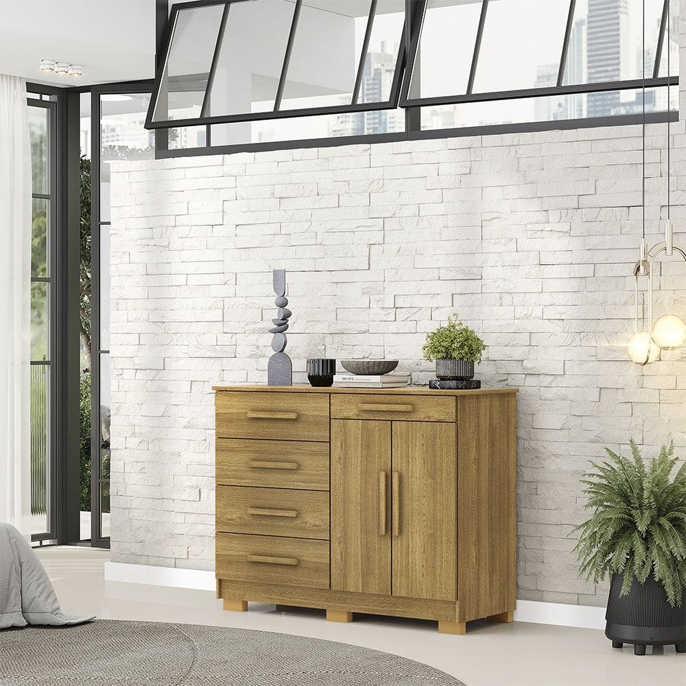 Cômoda Sapateira Sirius Nature Vila Rica